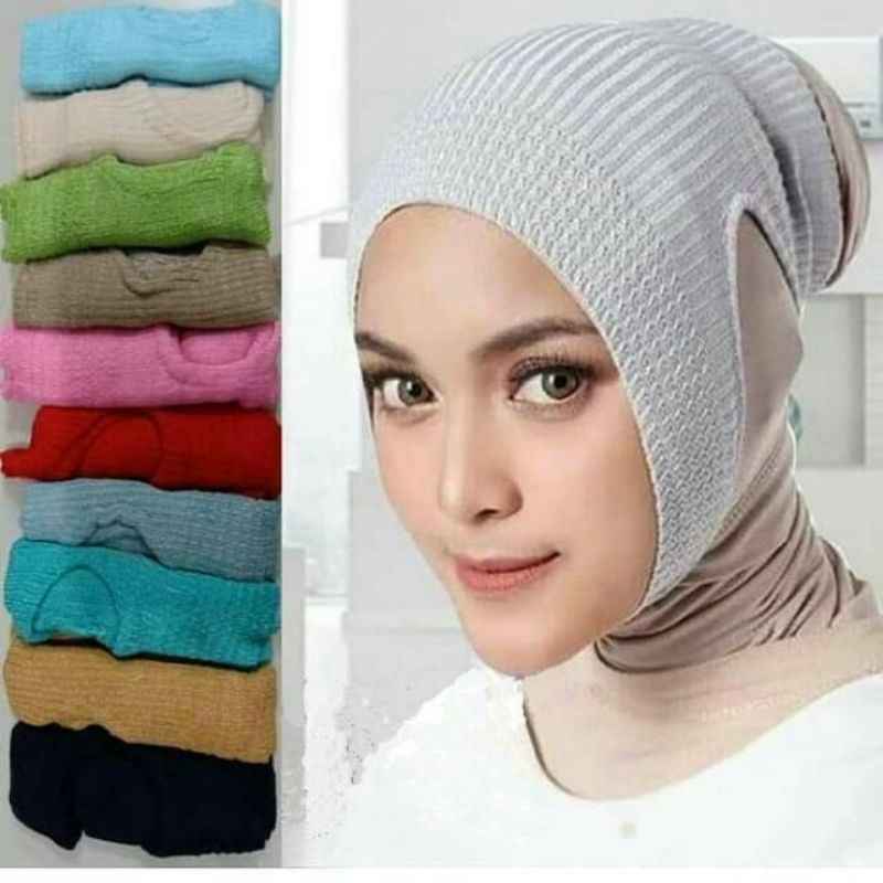 Ciput Rajut ANBUD Anti Budeg  / Ciput Inner Bandana Rajut ANBUD