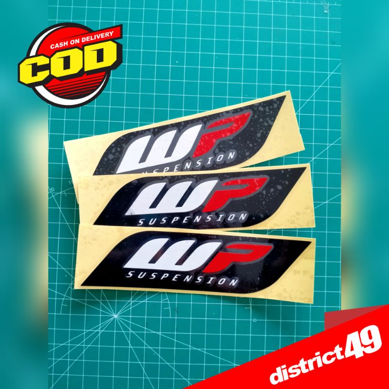 Cutting sticker WP Suspension - Stiker cutting WP Suspension - Stiker WP Suspension - Stiker Motor