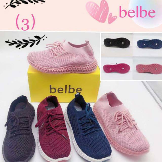  Sepatu  Rajut  Wanita  fashion Sport BELBE Shopee  Indonesia