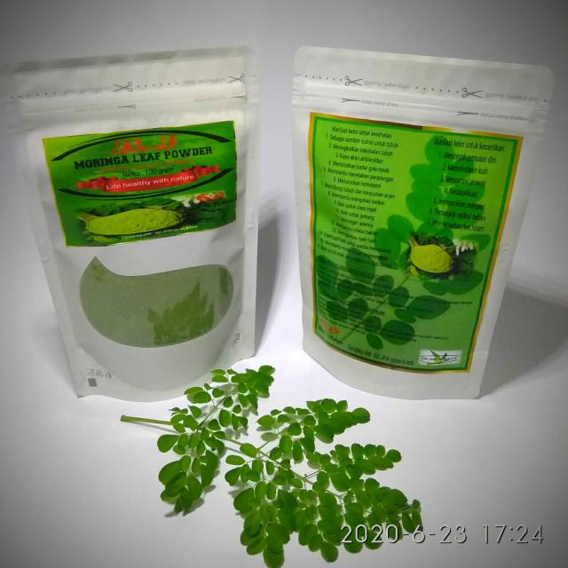 

SERBUK DAUN KELOR 100 gram,,,,murni 100% daun kelor