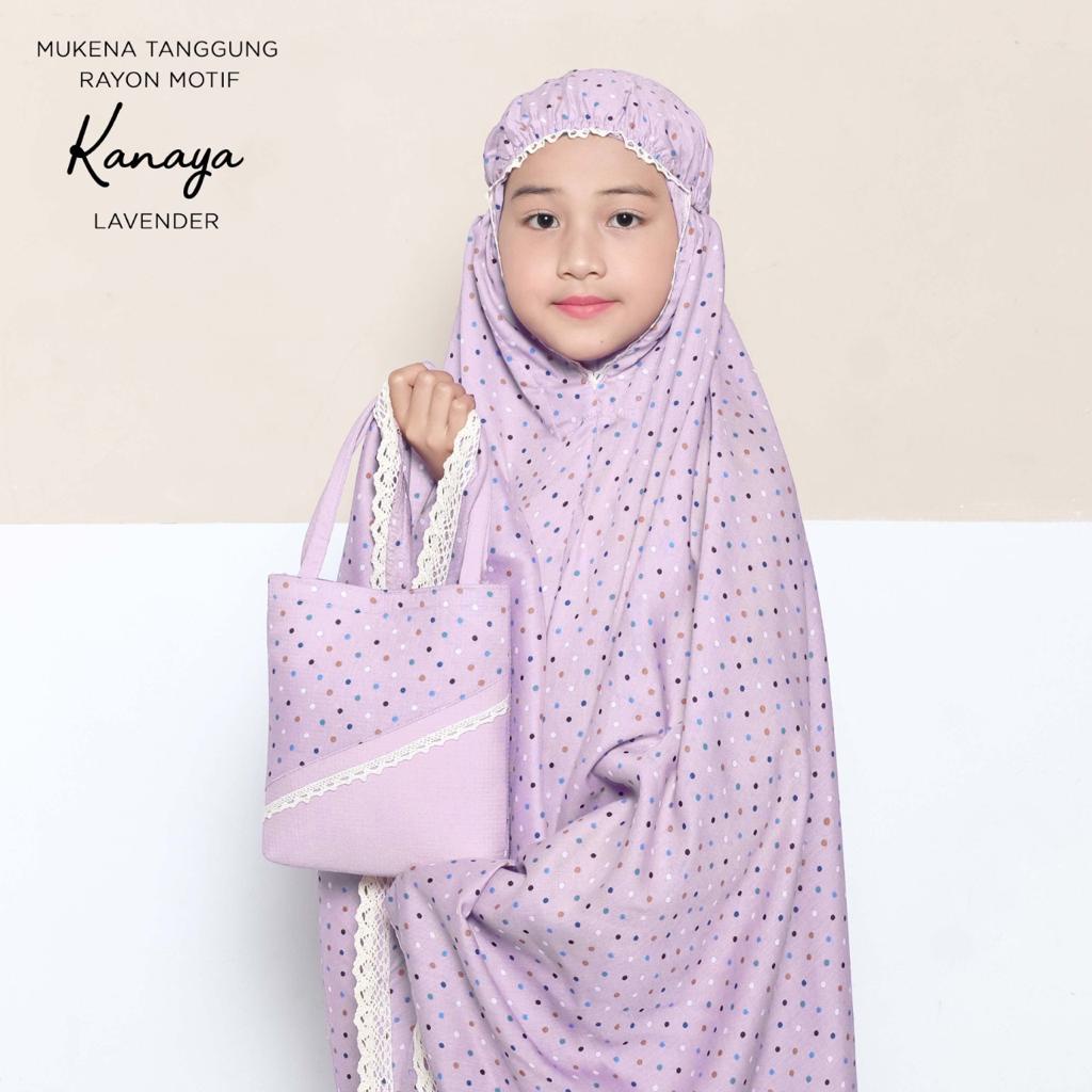 MUKENA BALI TASIK - MUKENA ANAK TANGGUNG RAYON MOTIF KANAYA