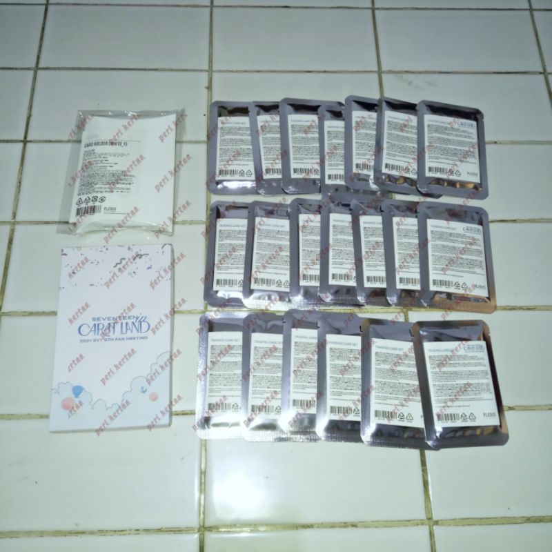 [READY STOCK] POSTCARD SET TRADING CARDS TC SEVENTEN IN CARAT LAND CARLAND CARATLAND 2021 SEALED