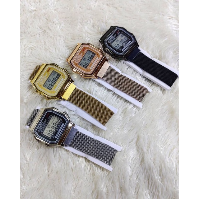 JAM TANGAN TALI PASIR DIGITAL 5 WARNA