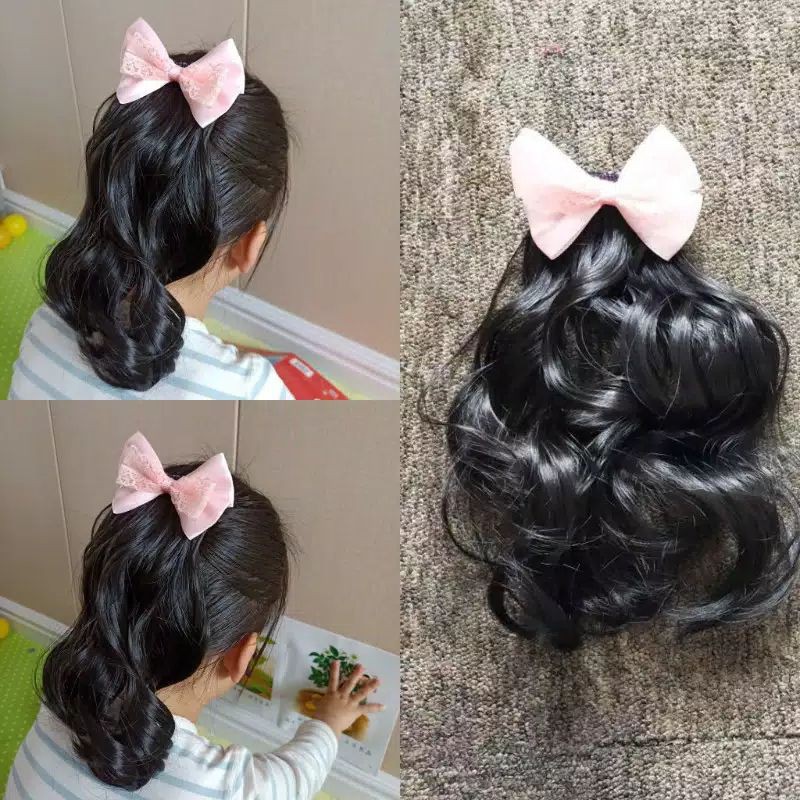 HOKKITERUS21 COD KUNCIRAN JEPITAN POM WIG ANAK IMLEK MERAH SINCIA RUMBAI