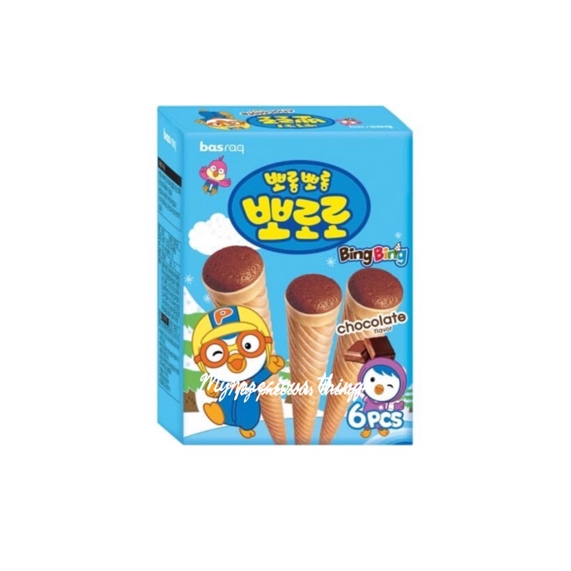 

Snack korea icon rasa cokelat pororo