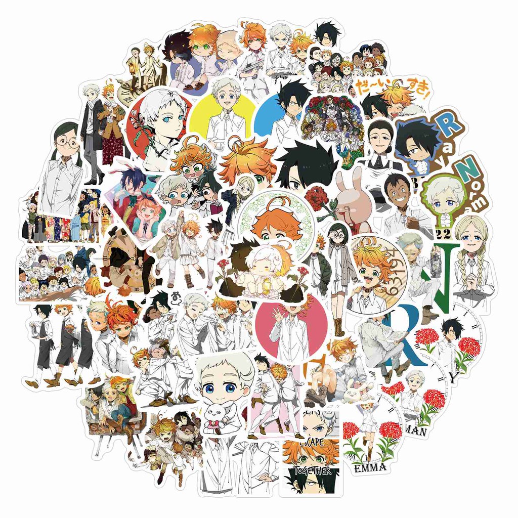 PN001 – Sticker Stiker Anime Jepang Promised Neverland