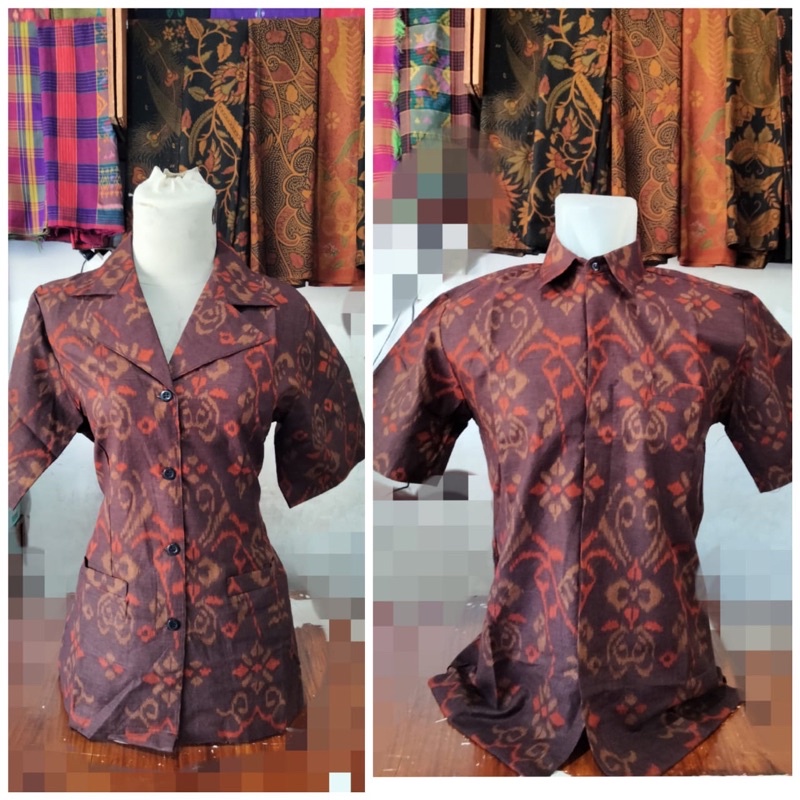 SET COUPLE BAJU KATUN MOTIF ENDEK