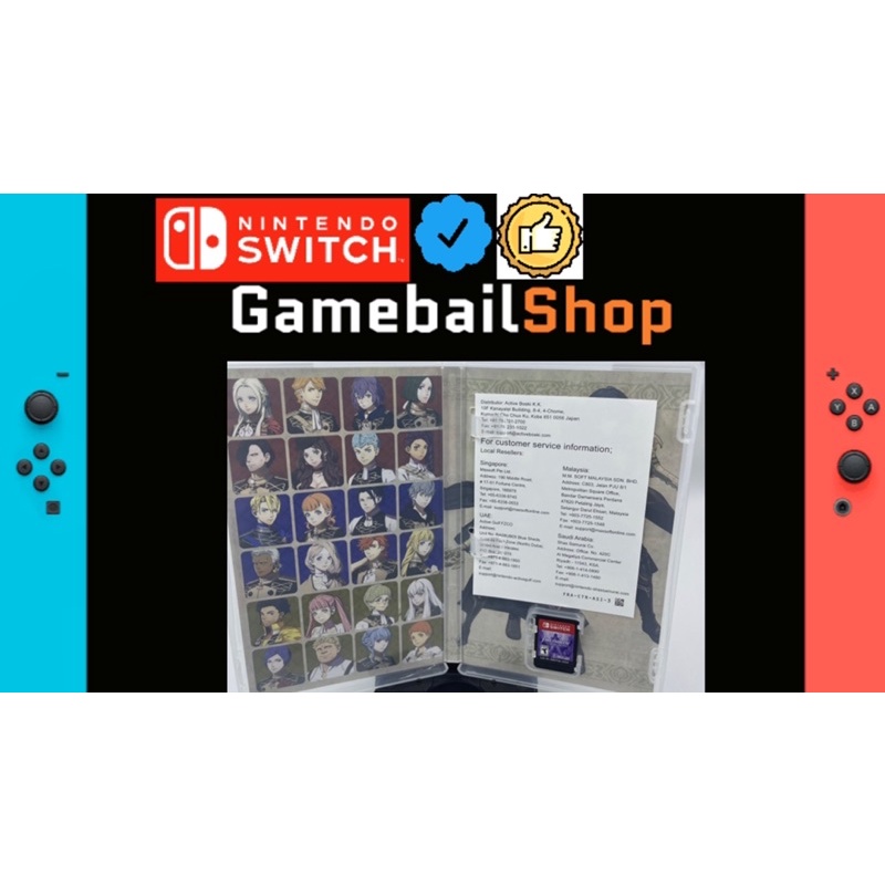 Nintendo Switch Game - Fire Emblem Three Houses ( US / EUR / ENGLISH ) Kaset Nintendo Cardridge Game FISIK