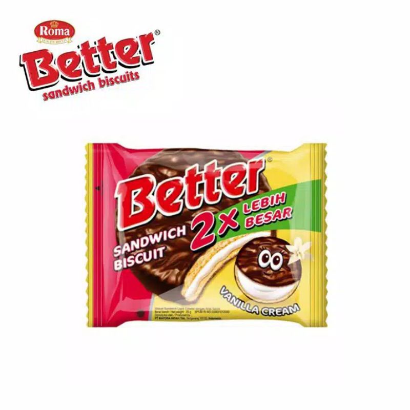 

Better Sandwich Biskuit 22g ECERAN