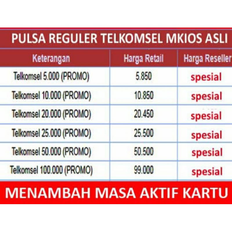 pulsa telkomsel transfer