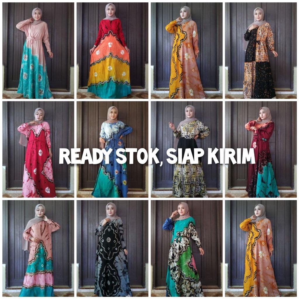 "READY STOK, SIAP KIRIM" GAMIS RAYON CANDI MEKAR #RCM SIZE " XL " | MUTIARA | TWILL ORI | REALPICT