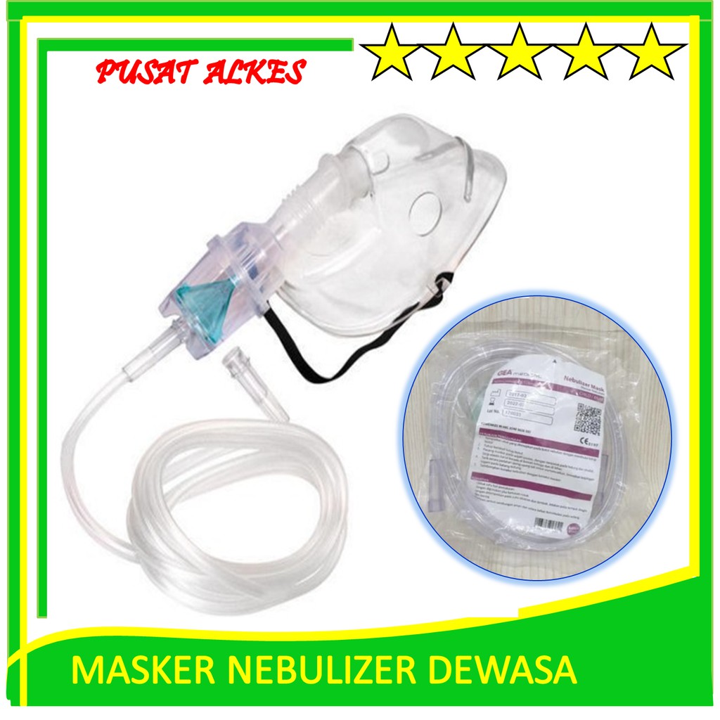 Jual Masker Nebulizer Dewasa Gea Nebulizer Nebulizer Mask Adult Gea