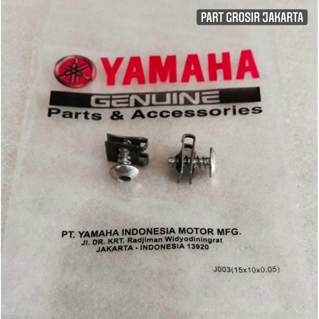 BAUT CLIP CACING BODY NEW ORI YAMAHA