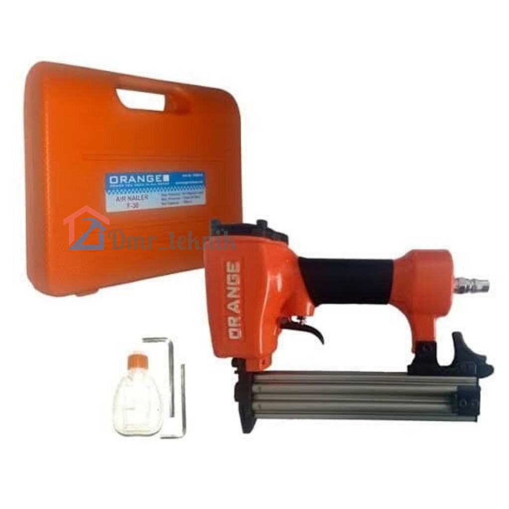 

STAPLES ORANGE Air Nailer F30 - Mesin Alat Paku Tembak Staples Stapler