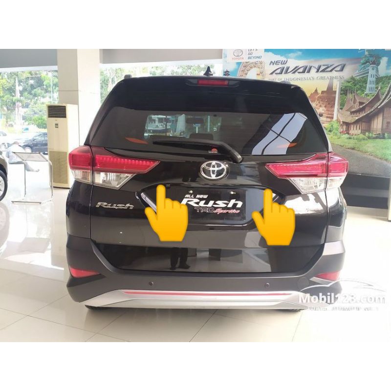 TRUNKLID / Trunklid / list bagasi / all new rush original