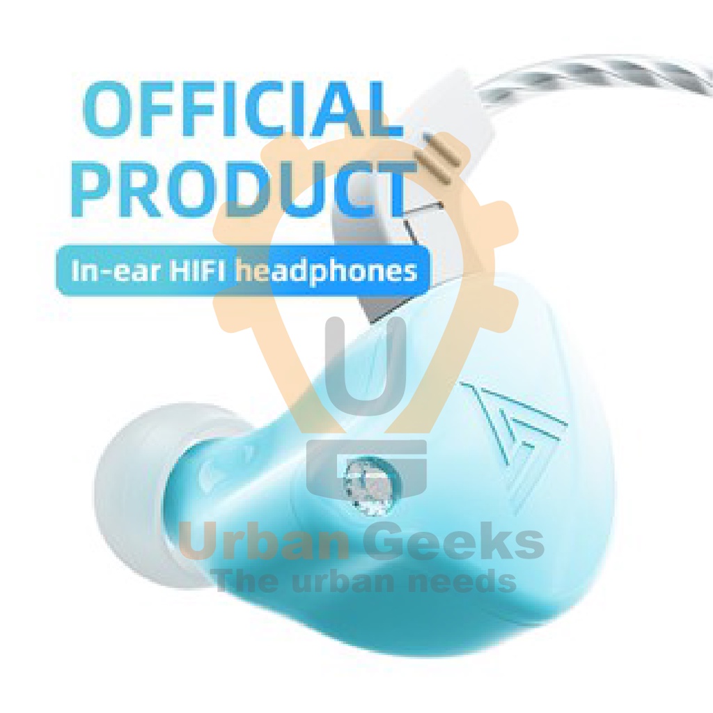 QKZ AK6 X Earphone  Mic In Ear Monitor IEM Bass AK6X Headset Colorful Pastel