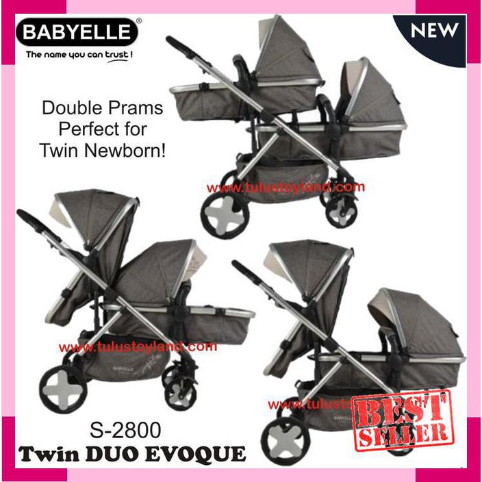 Babyelle Twin Evoque Duo Stroller Kembar