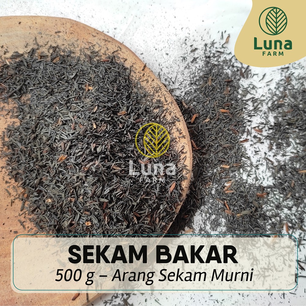 Sekam Bakar Kemasan 500 gram Media Tanam Sekam Bakar Arang Sekam