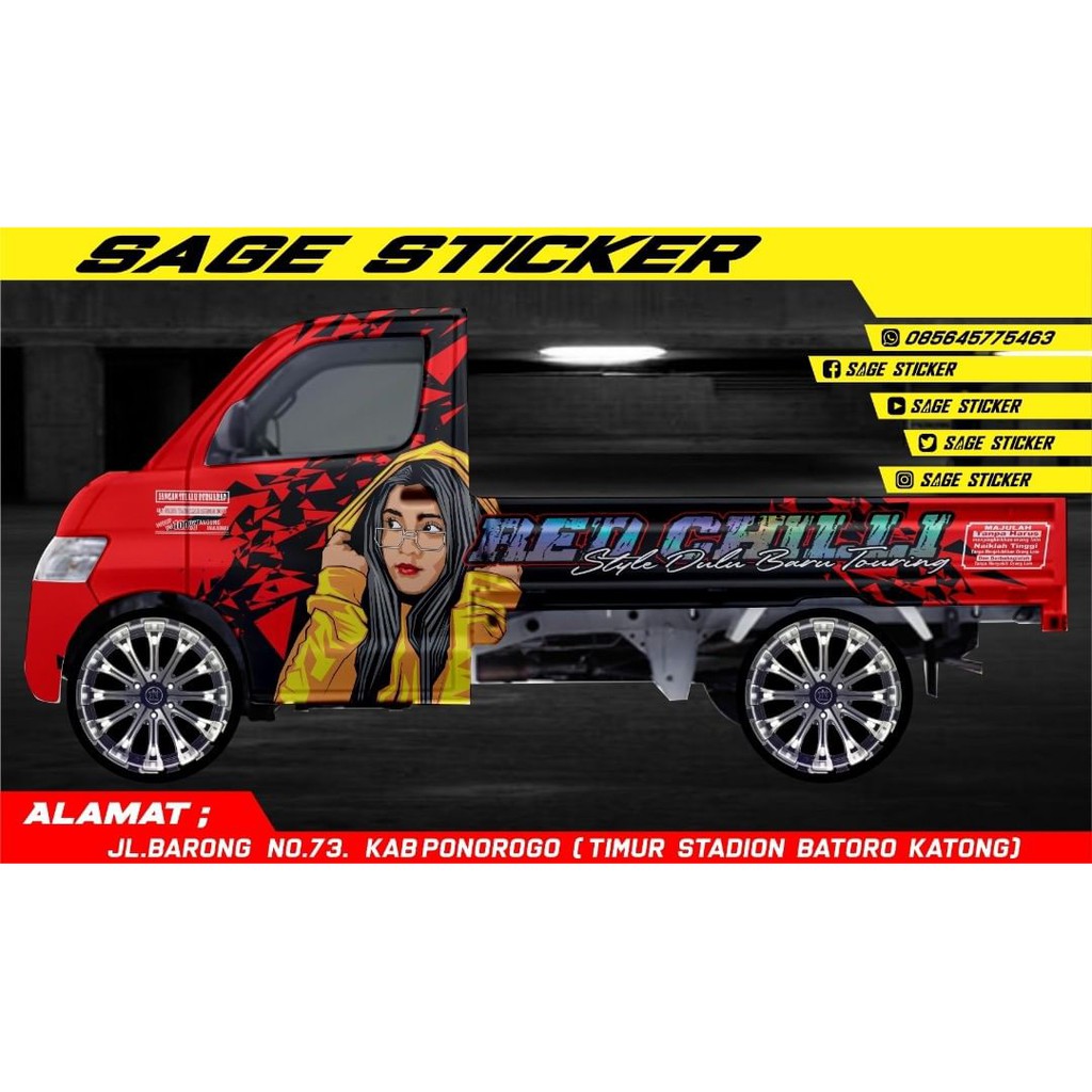 Decal Sticker Mobil Grandmax Full Body Nama Nya Hologram Shopee Indonesia