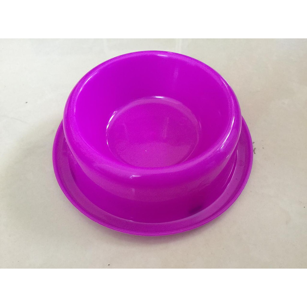 DA83 Mangkuk Plastik Anti Semut 18cm Tempat Mkanan Kucing Plastic Bowl