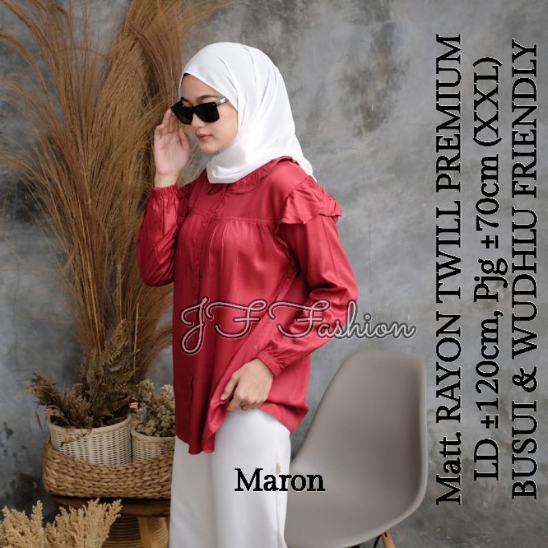 Blouse LD±120cm (XXL) RAYON TWILL PREMIUM //JF5055-4
