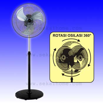 SEKAI Kipas Angin Besi Tornado sTAND FAN Typhoon Berdiri SFN 1809 sekai