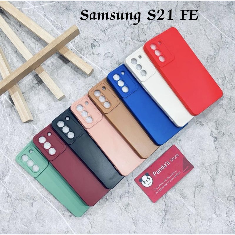 Softcase Pro Camera Samsung S21 FE Candy Case Full Color 3D Silikon TPU