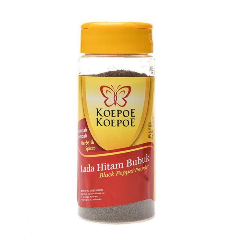 

Koepoe Koepoe Lada Hitam Bubuk Bumbu Masak 83 g