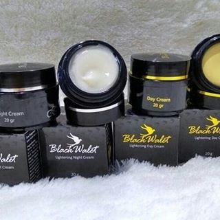PAKET SET 2IN1 DAY & NIGHT CREAM Black Walet Lightening Original BPOM Krim Siang Malam BlackWalet