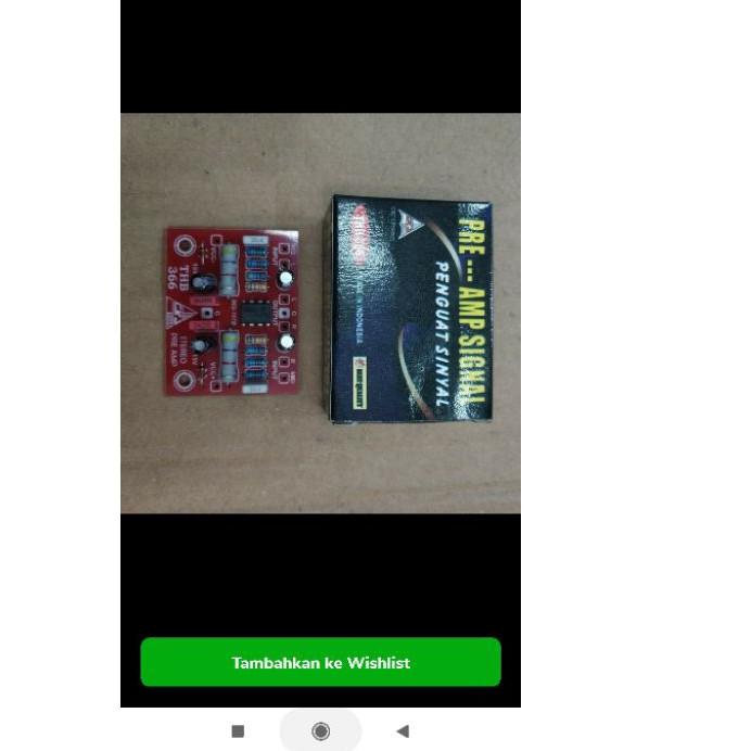 Kit Pre amp penguat input audio CKJ THB 366 / kit Preamp audio CKJ THB366