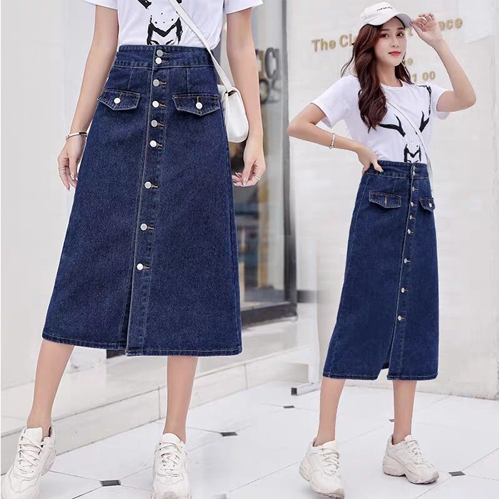 FASHION CEWEK TERBARU OVERALL BAJU  KODOK  6210 Eunbi Denim 