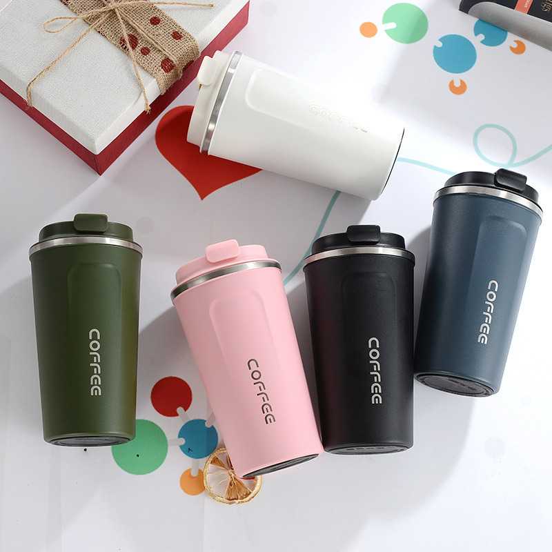 BearPaw Botol Minum Mug Tumbler Thermos Coffee Stainless Steel 380ml