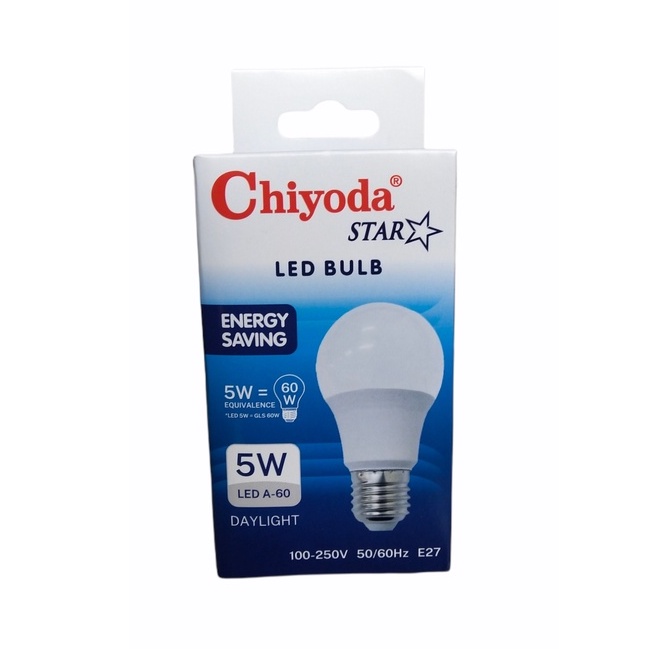 LAMPU BOHLAM LED 5W CHIYODA PUTIH STAR