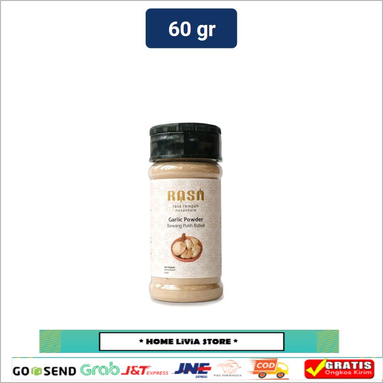 

Rasa Rempah Nusantara Garlic Powder / Bawang Putih Bubuk 60gr
