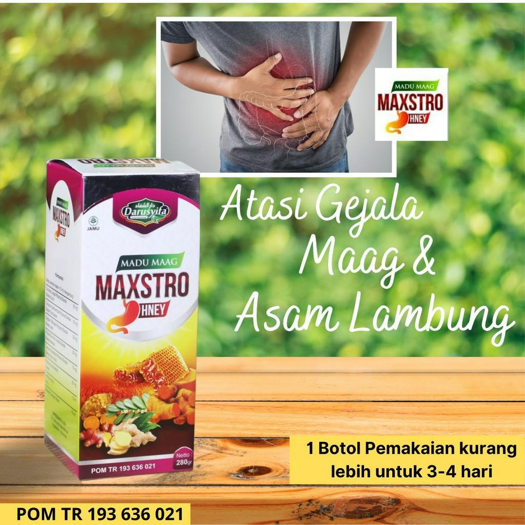 

Madu Maag, gerd, pencernaan, masalah lambung Maxstro Darusyifa