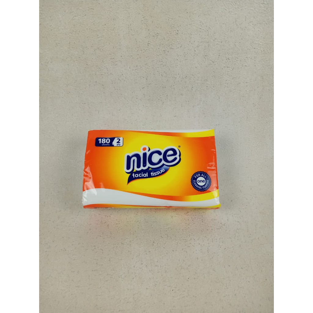 Tisu NICE Facial Tissue 180 Sheets 2 Ply
