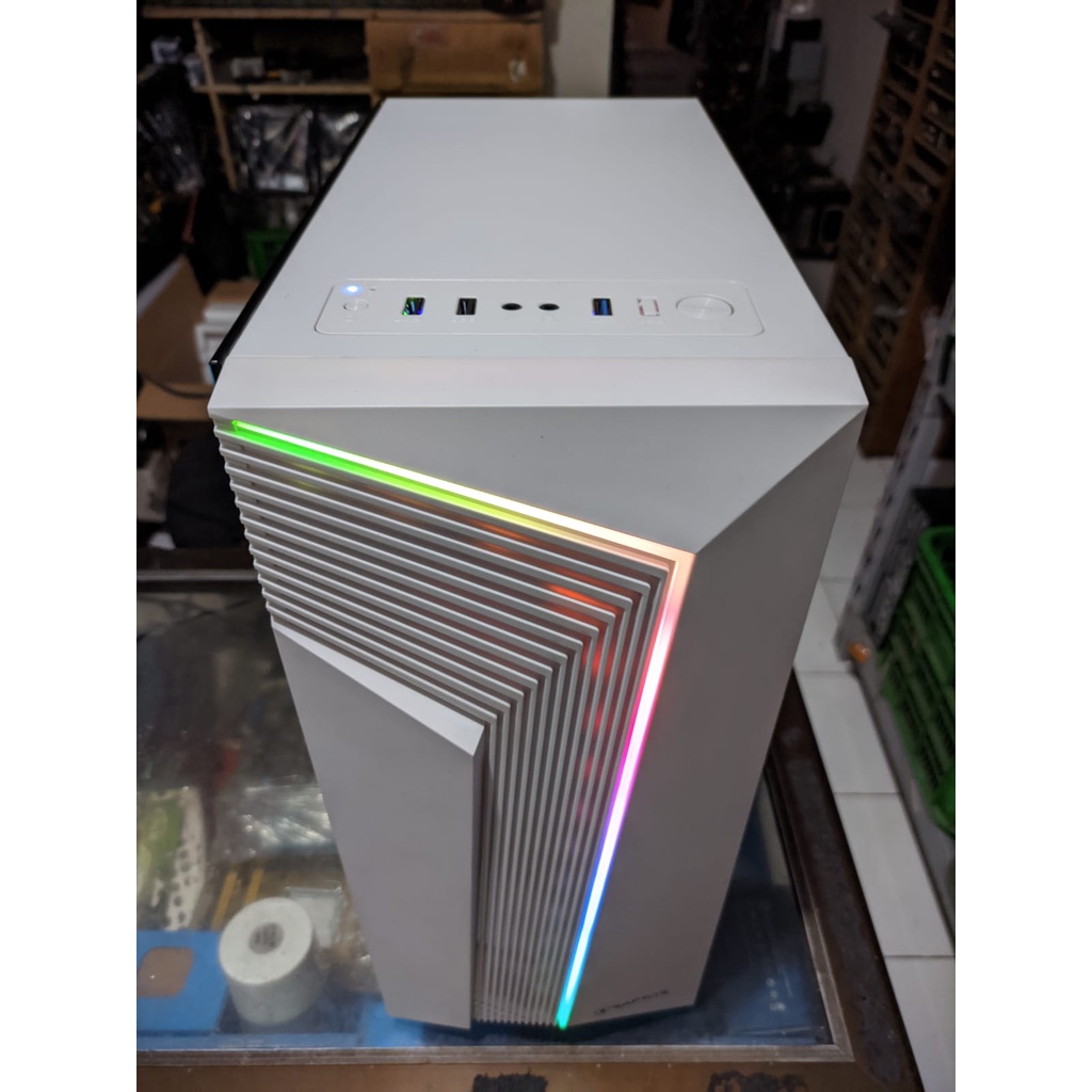 PC/CPU CORE i3/i5/i7 Ram 4/8GB Hdd 500Gb Casing Transparan+Fan RGB