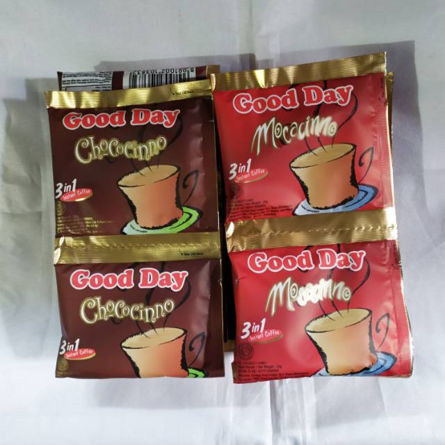 

GOOD DAY 3 IN 1 INSTANT COFFEE 20g (1 renteng isi 10 pcs)