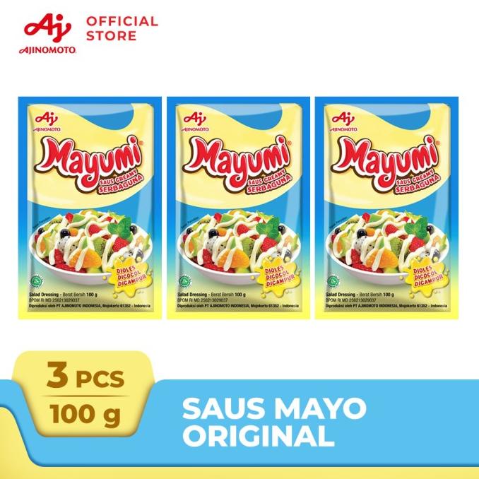 

Promo Awal tahun Mayumi Saus Mayo Original Sachet 100g (3 pcs) Mayonnaise Mayonais Promo Awal tahun