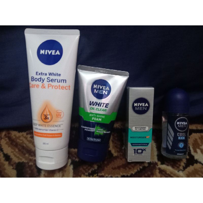 Paket Nivea Men untuk kulit wajah berminyak 85k