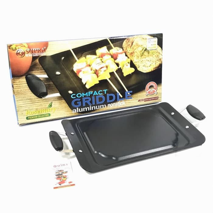 Alat Panggang BBQ Grill Pan SUPRA COMPACT GRIDDLE PANGGANGAN Baby Grill Supra BBQ Bakar Sate Kambing