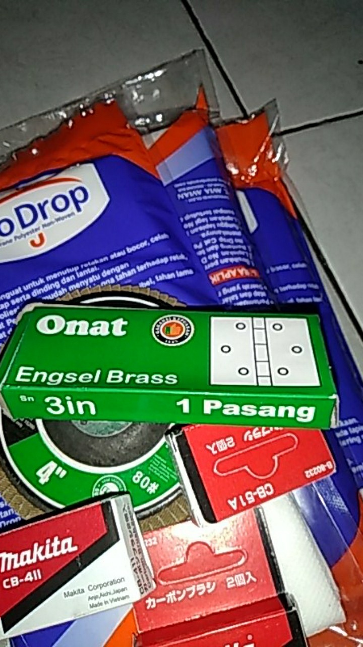 Engsel Brass Onat 3in Silver / Engsel Pintu Tebal / Engsel Jendela