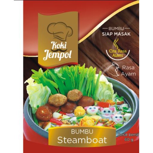 Bumbu Steamboat NON MSG Koki Jempol 60g Praktis dan halal