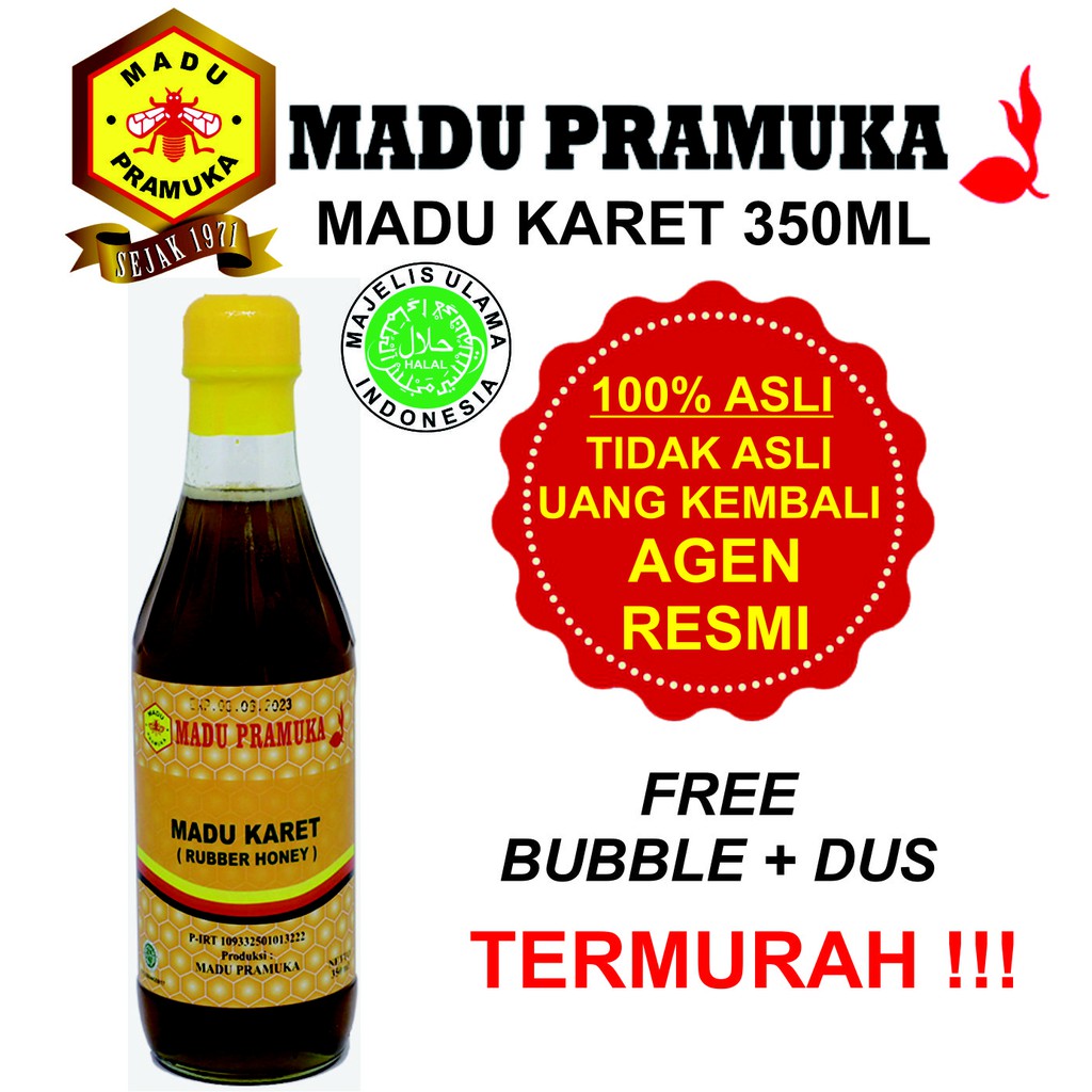 

Madu Pramuka Asli Madu Karet 350ml