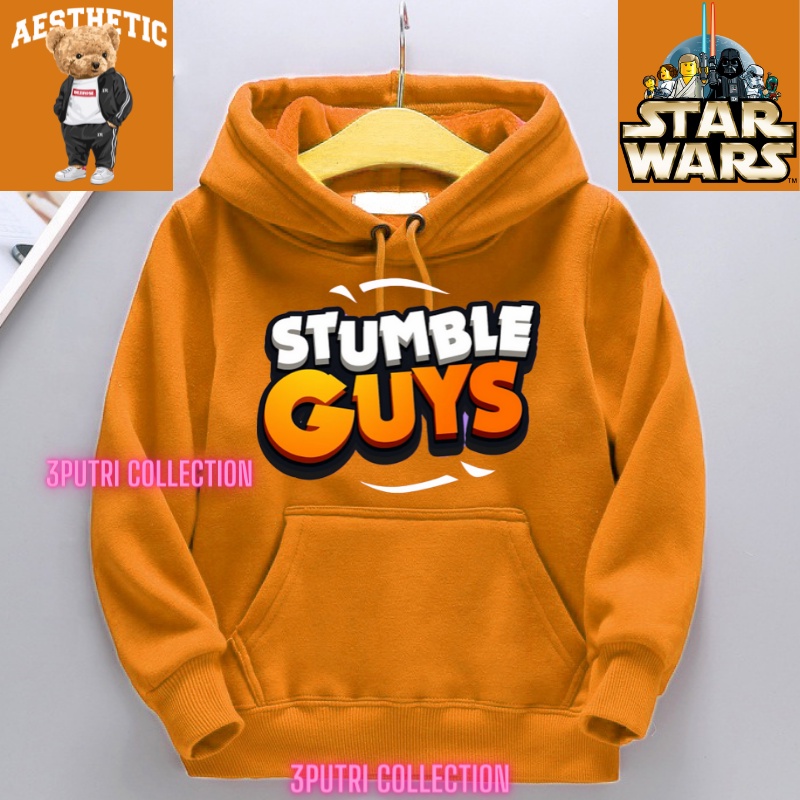 Hoodie Switer Anak Laki Laki STUMBLE GUYS Terbaru/Hoodie Anak Laki laki Usia 2-12 Tahun/Sweater Hodi
