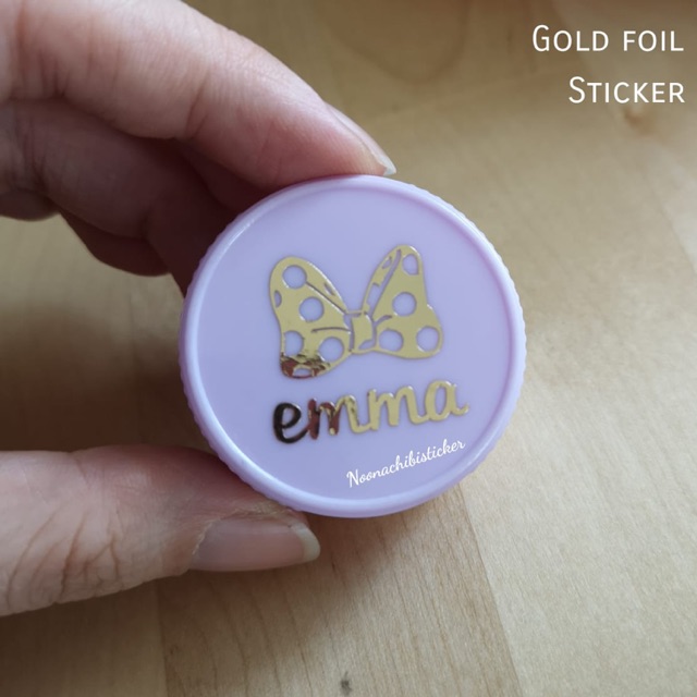 

peel off foil sticker kode C