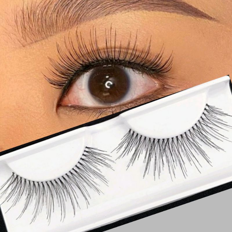 bulu mata natural 74g long bulu mata palsu lashes_by charisa bulu mata tipis Artisan Pro