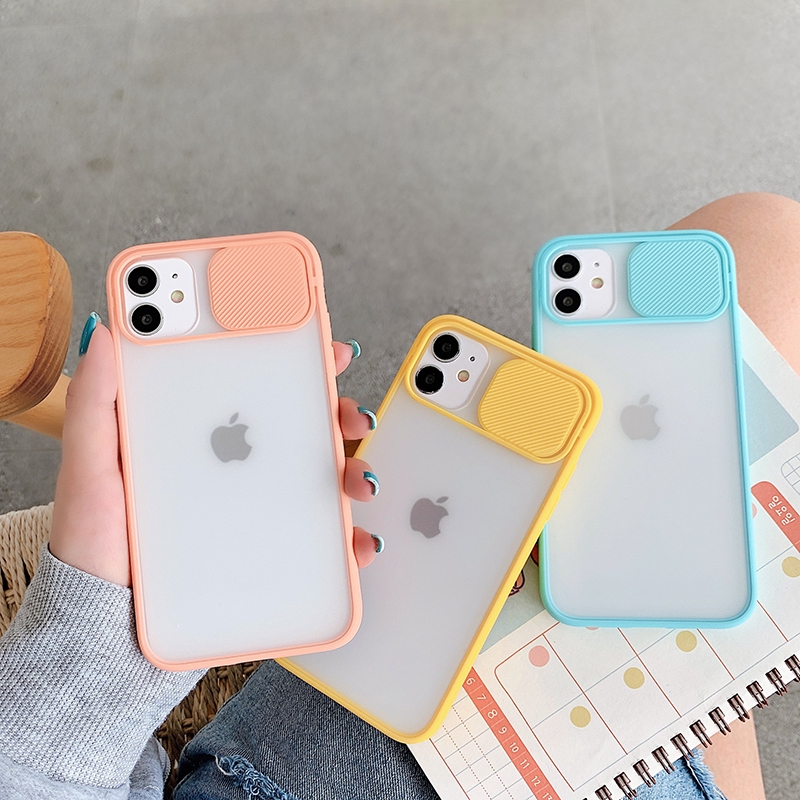 Case Bahan Tpu Anti Retak Warna Polos Untuk Iphone 11 Pro