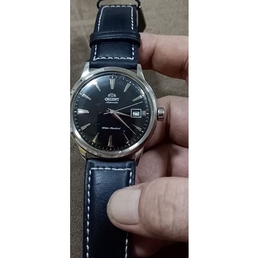 Jam tangan pria Orient Bambino Automatic Original second preloved Mulus Tali Kulit baru keren cakep