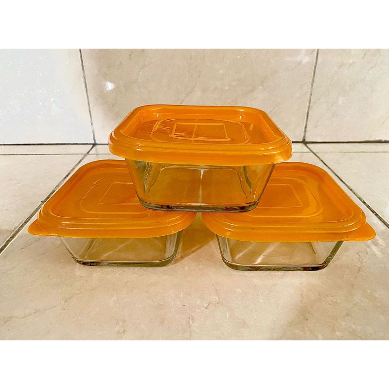 mangkuk kaca tutup plastik kotak- mangkuk mpasi, soup, puding, salad, klapetart mangkok sovenir
